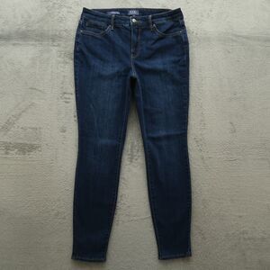 Not Your Daughter Jeans NYDJ Womens Size 8 Blue Mid-Rise Skinny Denim 28" Inseam
